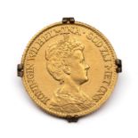 Gouden tientje, koningin Wilhelmina,