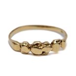 14 kt. Gouden ring,