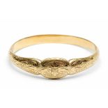 14kt. Gouden stijve armband,