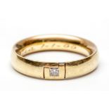 14 kt. Gouden trouwring,