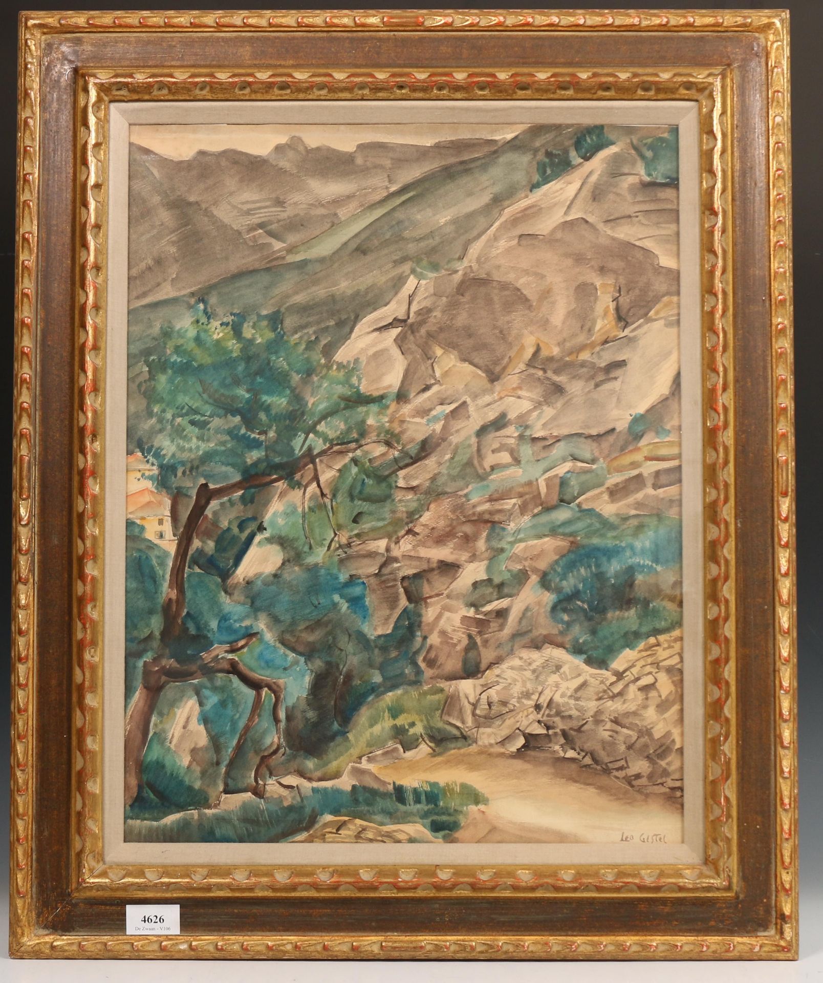 Gesigneerd Leo Gestel - Bild 2 aus 2