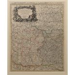 Vijf diverse kaarten betreffende Frankrijk, 18e eeuw