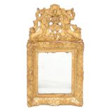 Rechthoekig spiegeltje in vergulde lijst, Louis XV,