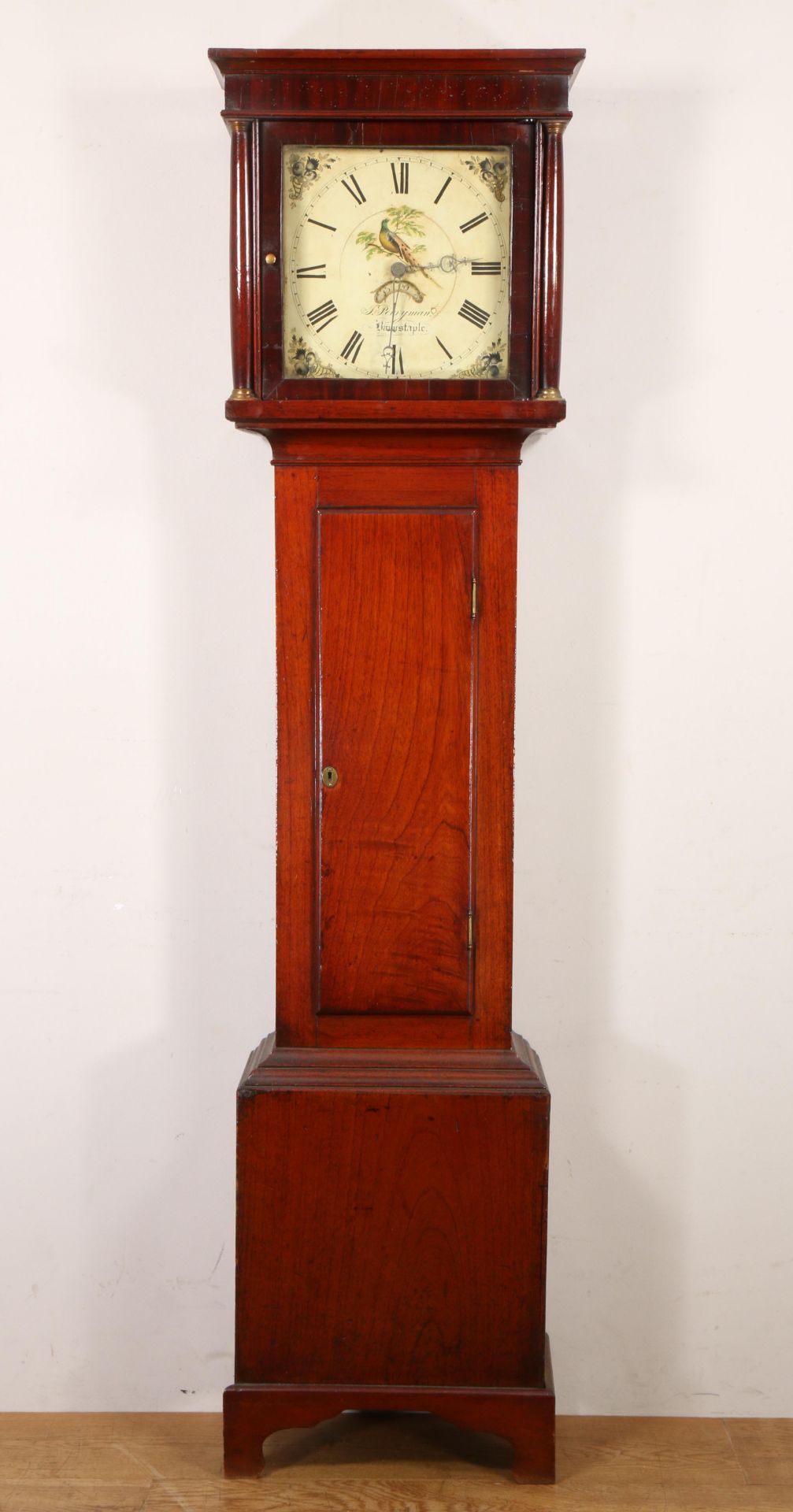 Engeland, staande klok, J. Parryman, 19e eeuw.