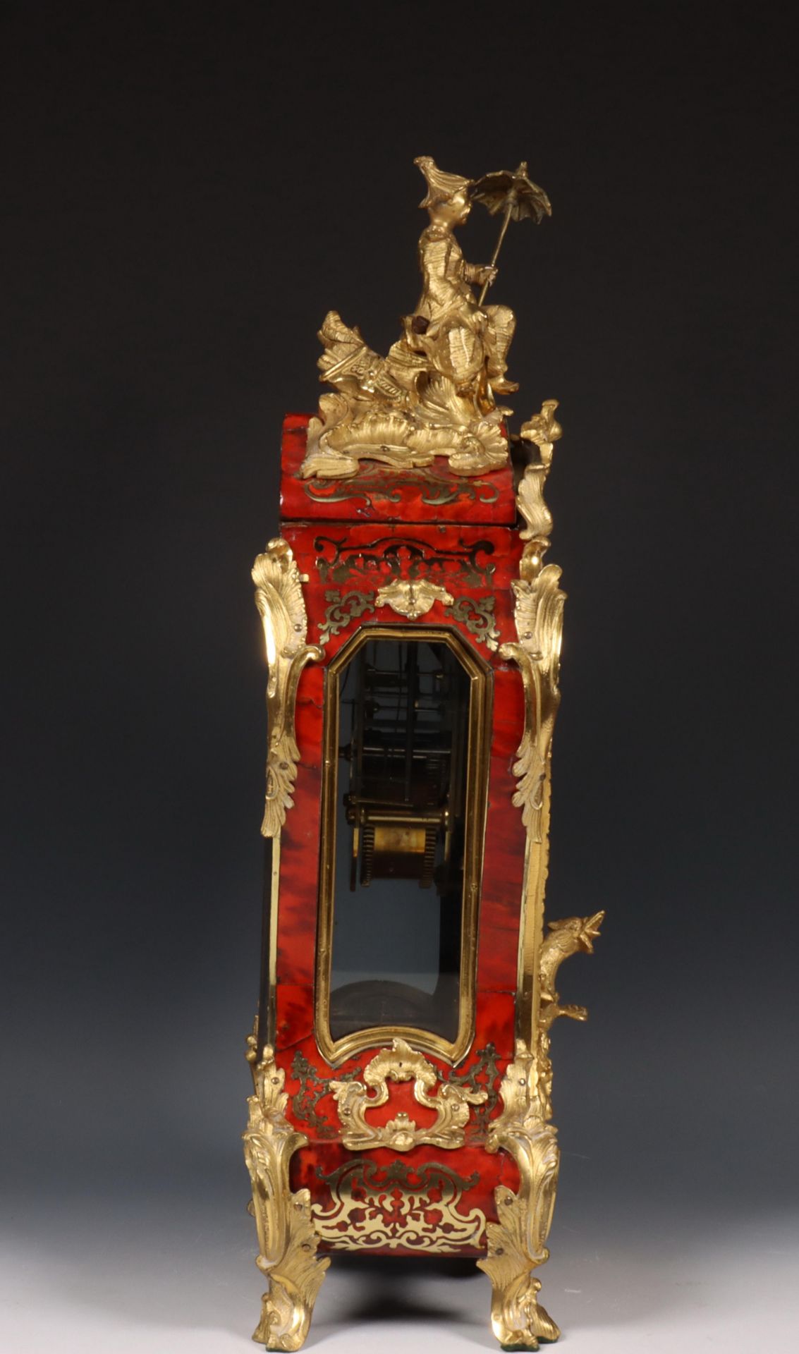 Frankrijk, Boulle console klok, Louis XV, 18e eeuw. - Bild 7 aus 10