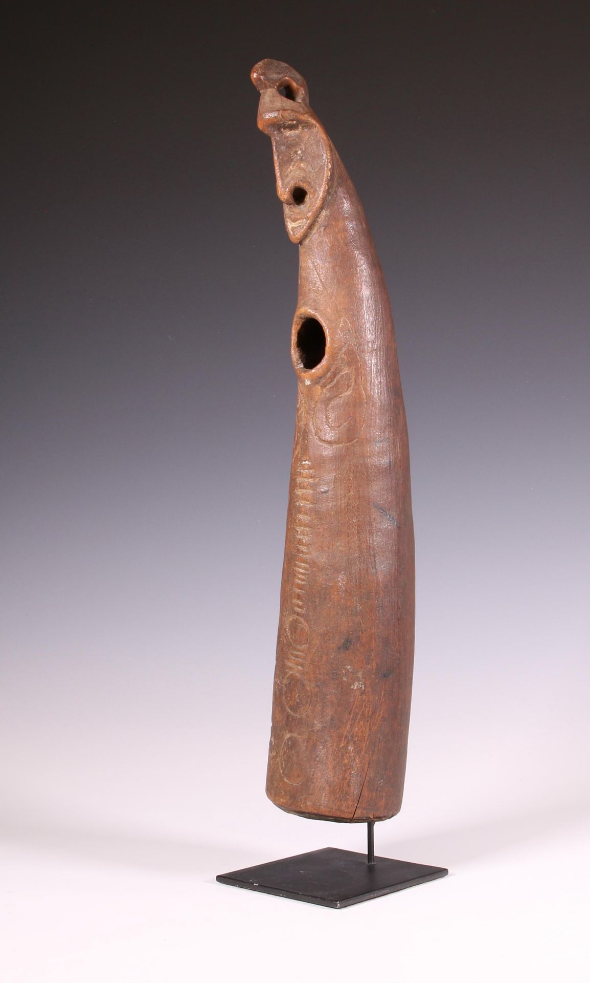 PNG, Ramu, wooden trumpet, - Bild 4 aus 10