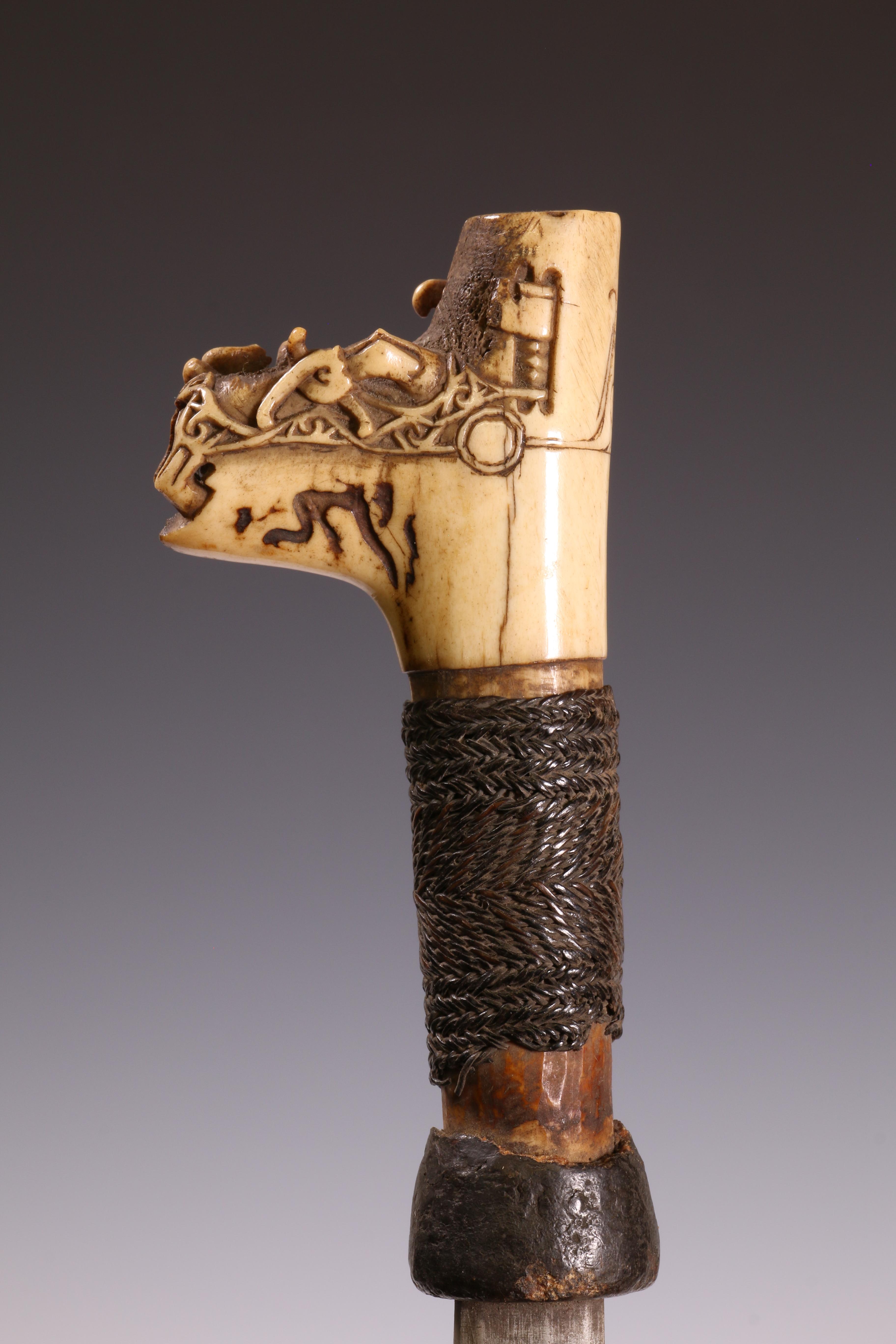 Borneo, Kalimantan, Dayak, three various swords, mandau, - Image 7 of 28