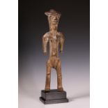 D.R.Congo, Pende, rare standing female figure, early 20th century,