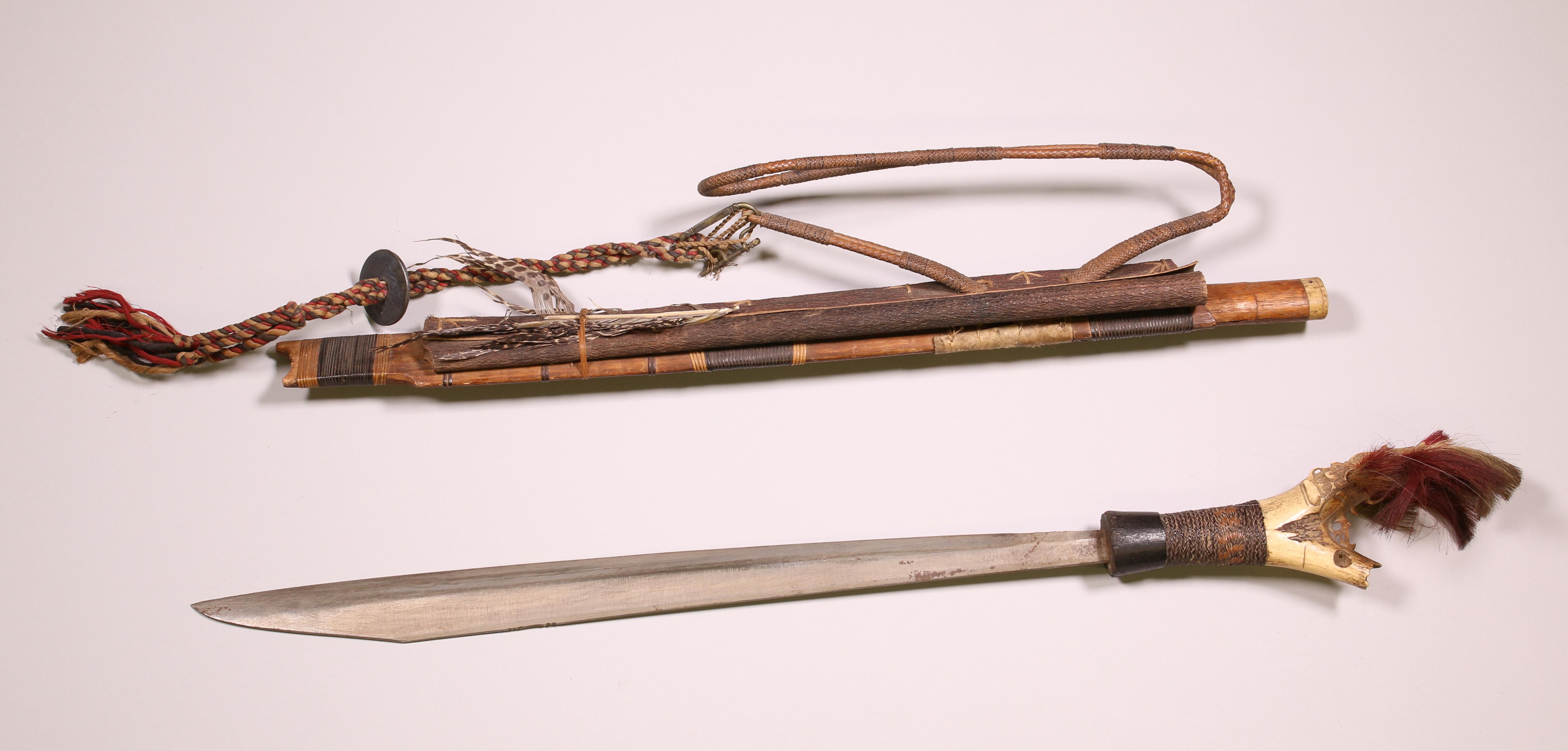 Borneo, East Kalimantan, Kenyah-Kayan Dayak, sword, mandau, - Image 7 of 9