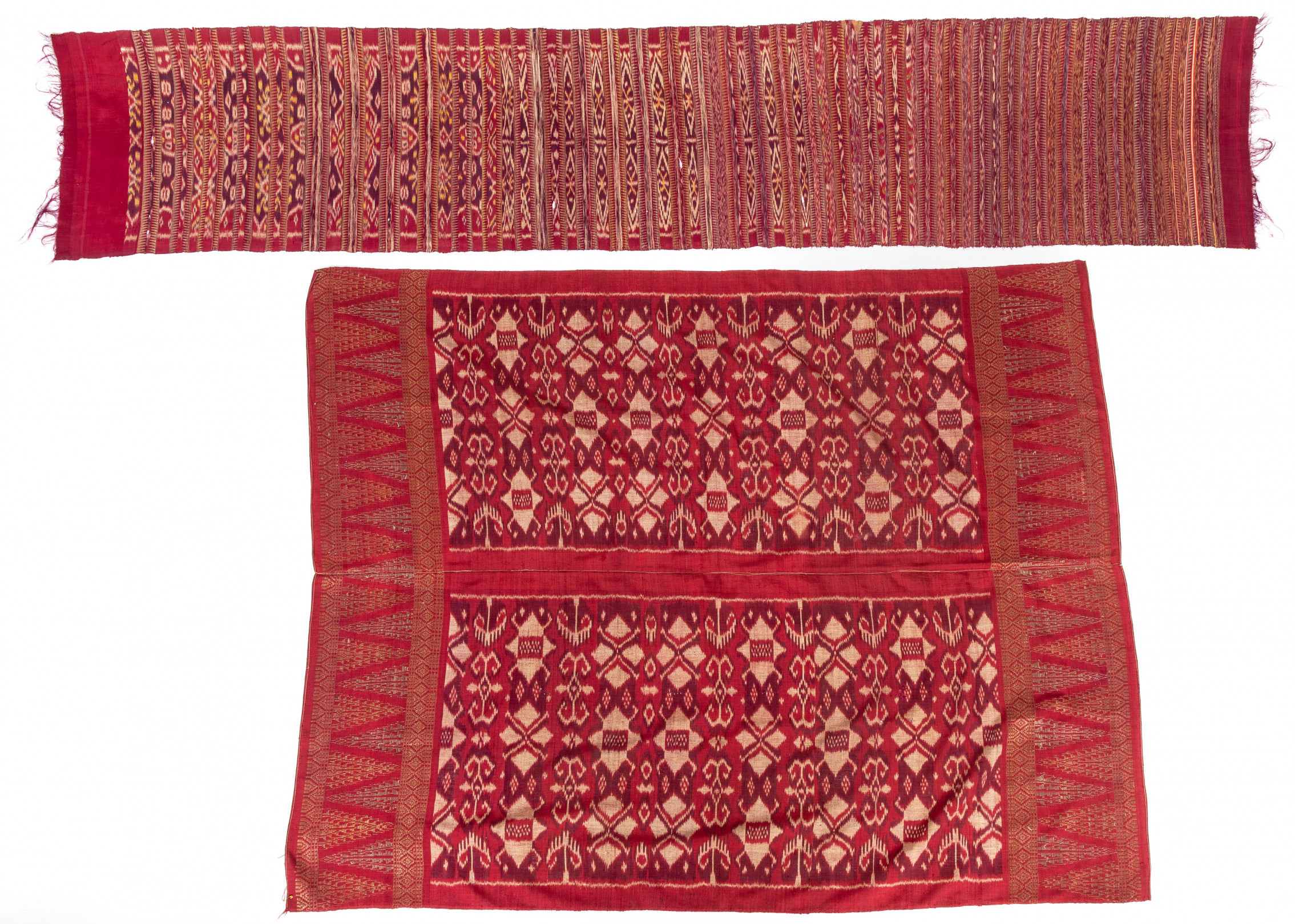 Bali, four various textiles;