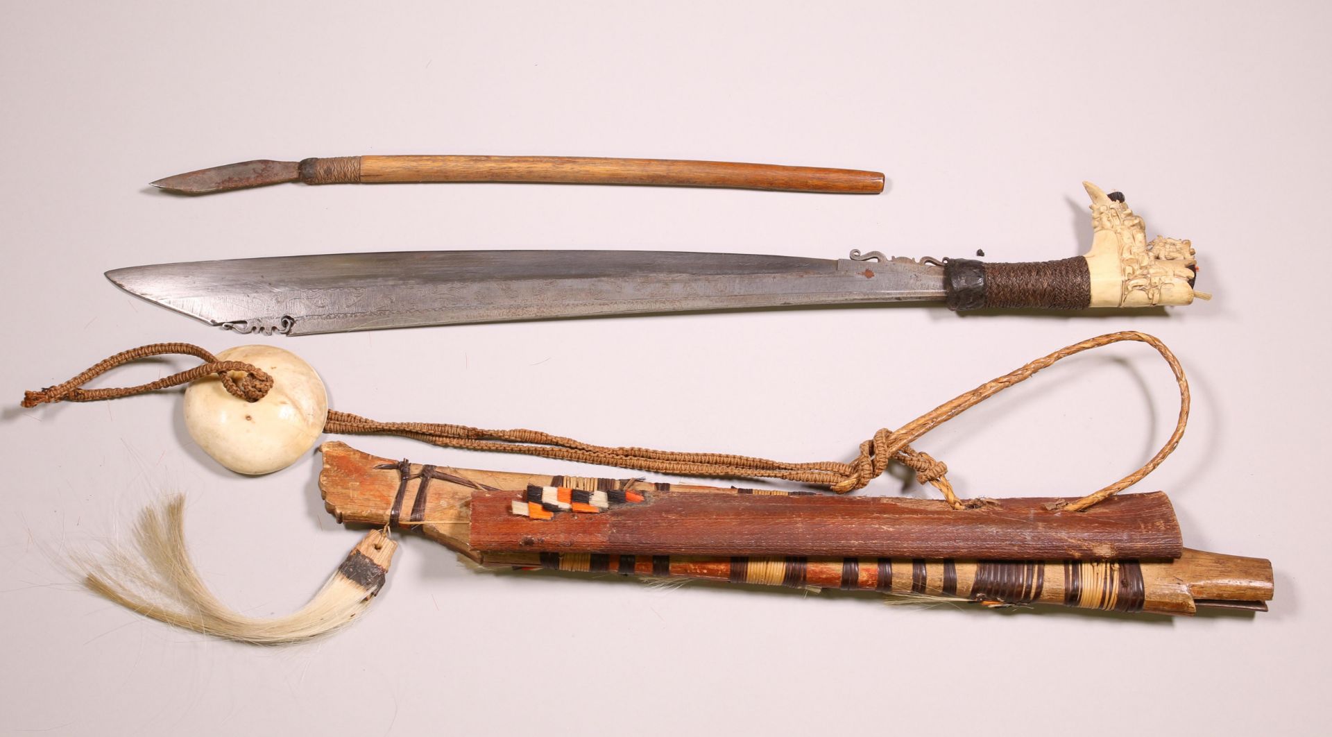 Borneo, East Kalimantan, Kenyah-Kayan, sword, mandau - Bild 5 aus 9