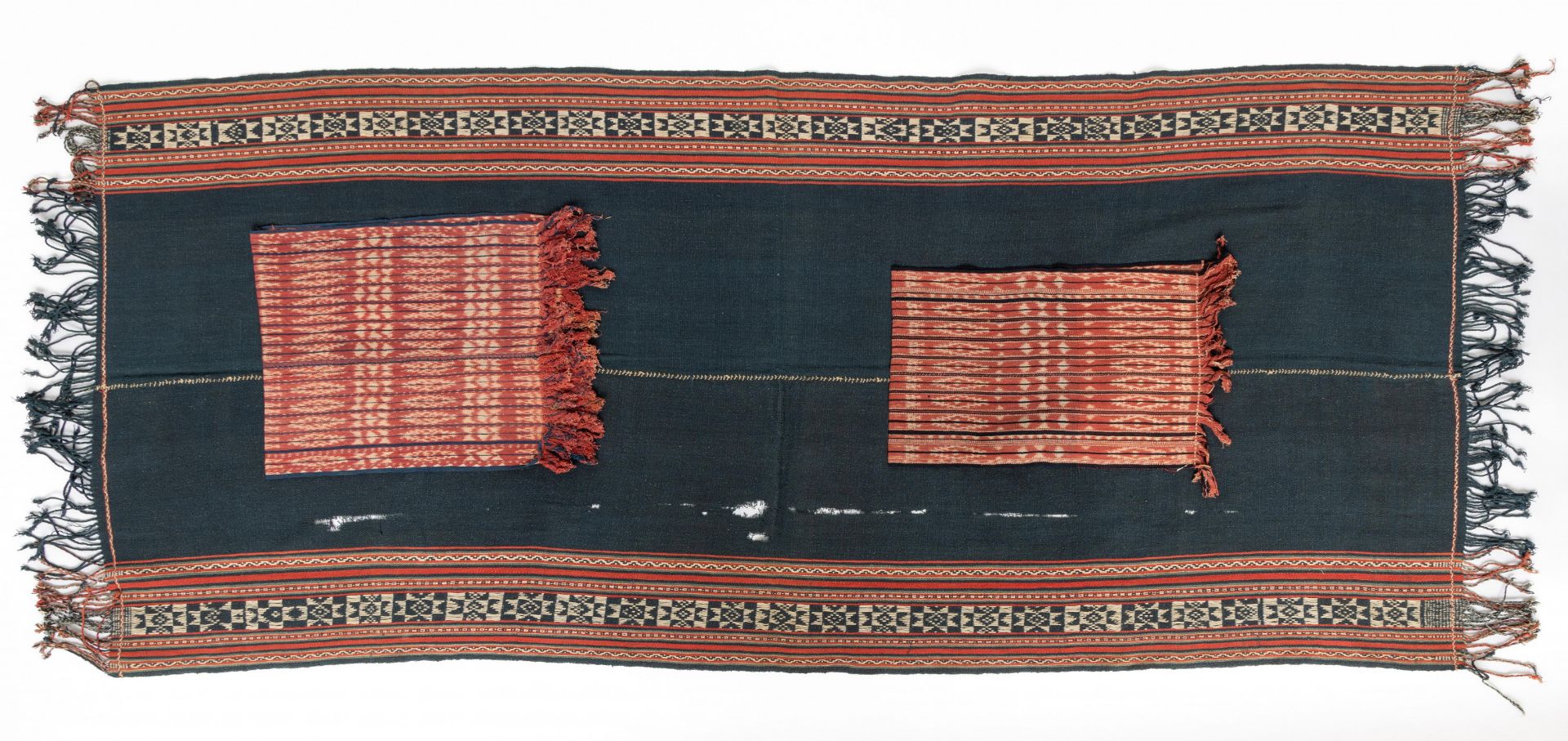 Timor, Insana-Maemsena, man's wrap, selendang, handspun cotton.