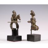 Mali, Dogon, bronze amulet figure,