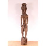 Kalimantan, Dayak, standing protective figure;