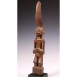 Central Nias, standing female ancestor figure, adu zatua,