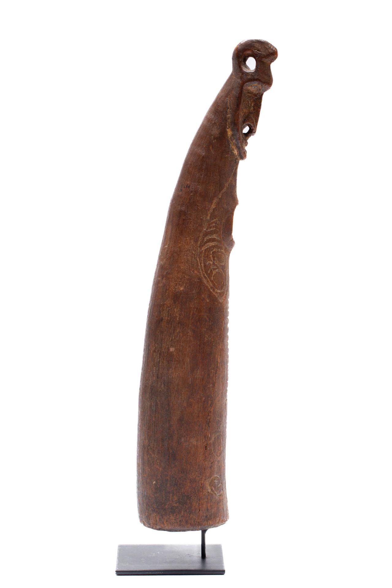 PNG, Ramu, wooden trumpet, - Bild 9 aus 10
