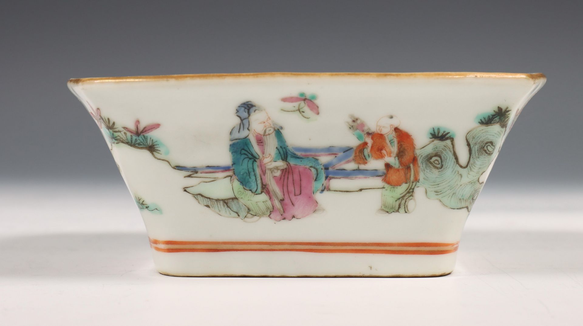 China, famille rose 'sweetmeat' set, ca. 1900, - Bild 18 aus 23