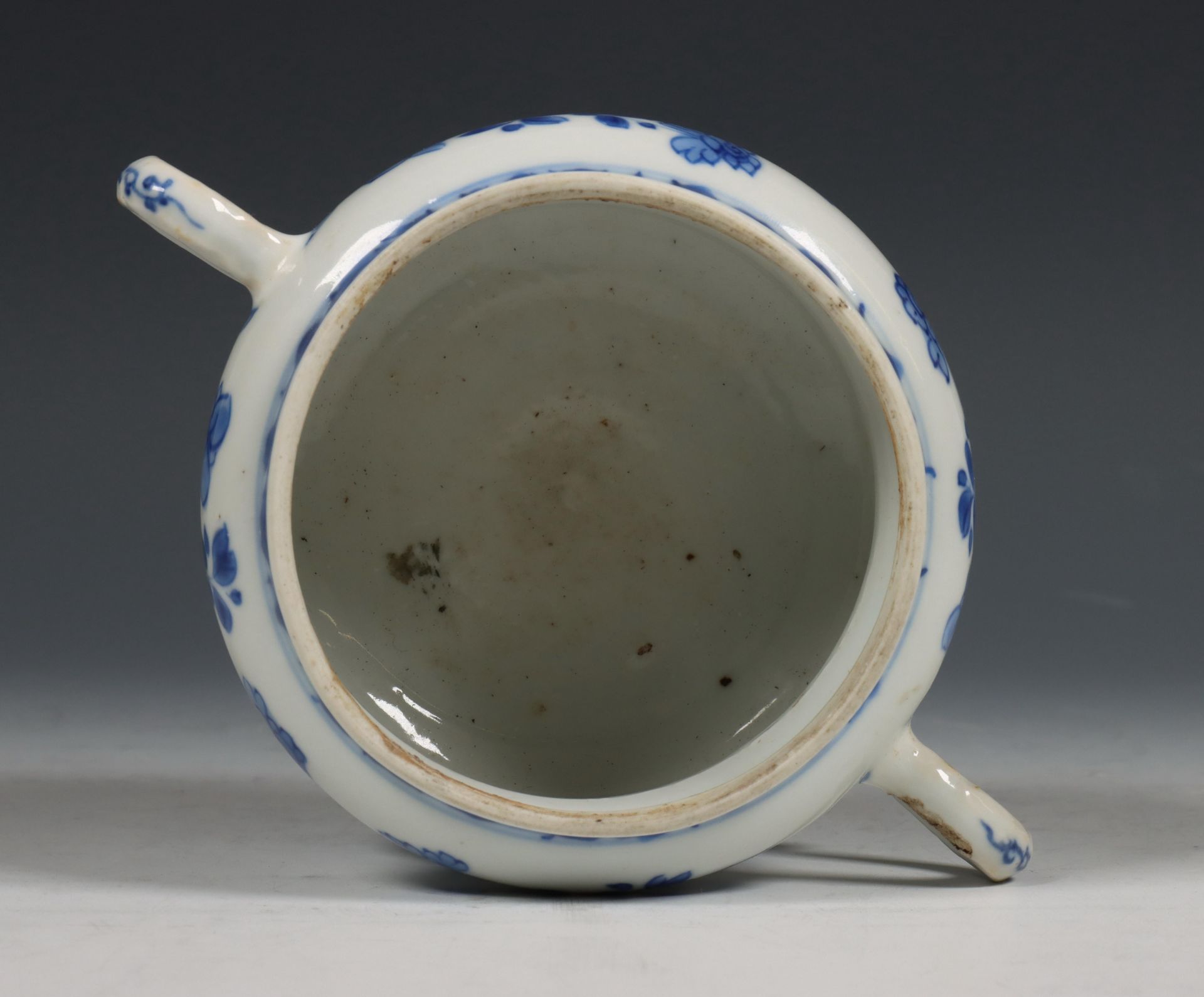 China, blauw-wit porseleinen écuelle, Kangxi periode (1662-1722), - Bild 2 aus 9