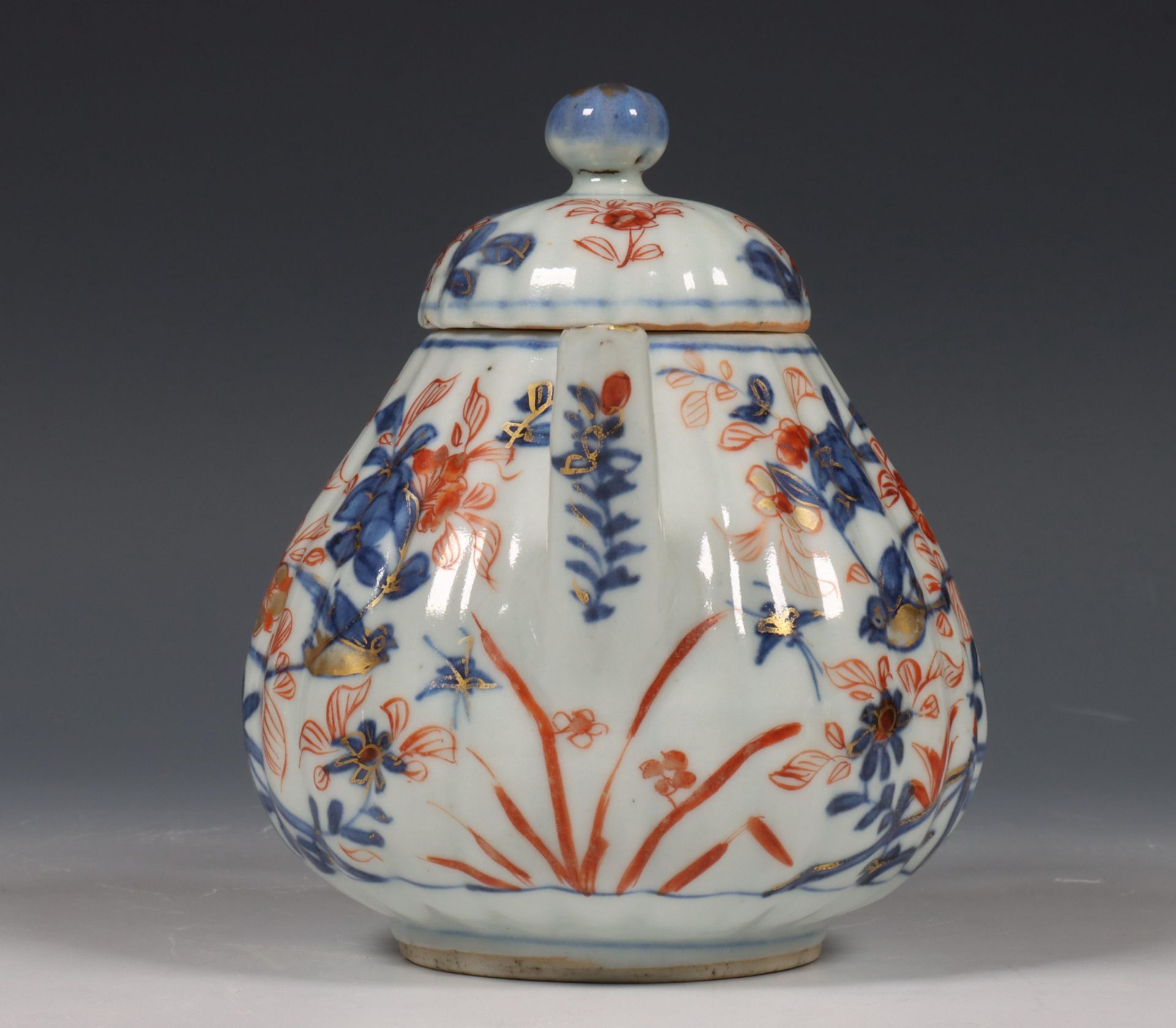 China, Imari porseleinen theepot, Kangxi periode (1662-1722), - Bild 5 aus 6