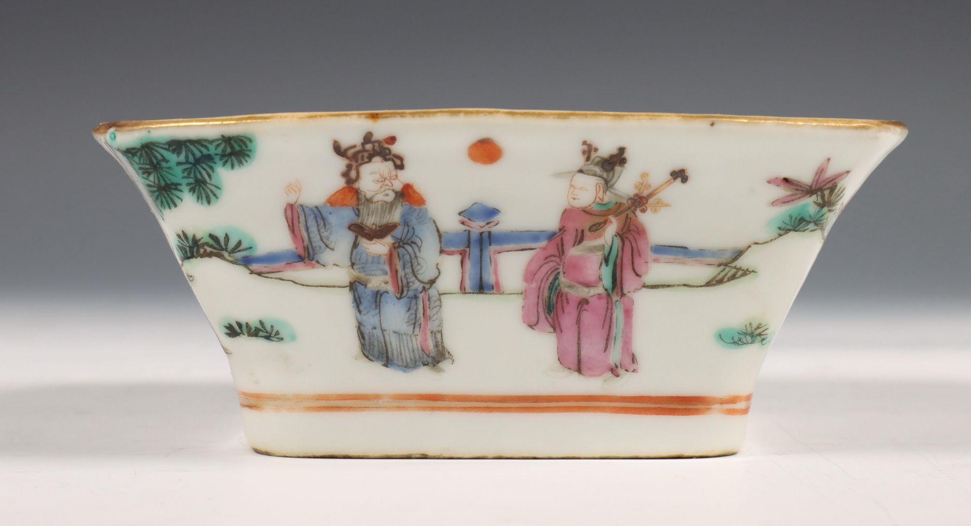 China, famille rose 'sweetmeat' set, ca. 1900, - Bild 14 aus 23