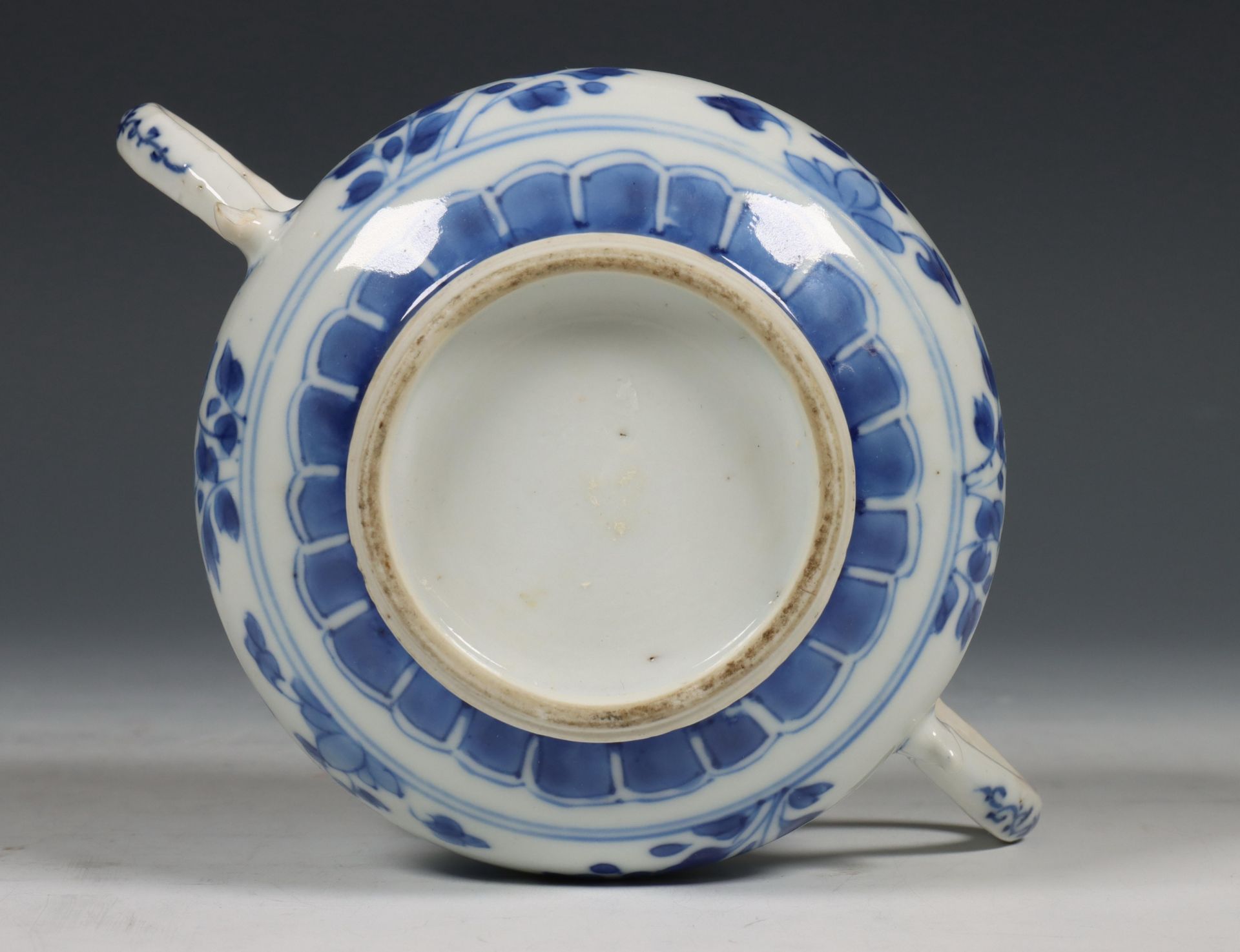 China, blauw-wit porseleinen écuelle, Kangxi periode (1662-1722), - Bild 3 aus 9