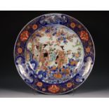 Japan, grote Imari porseleinen schotel, Meiji periode (1868-1912),