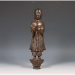 Birma, bronzen figuur van Boeddha, 18e/19e eeuw,