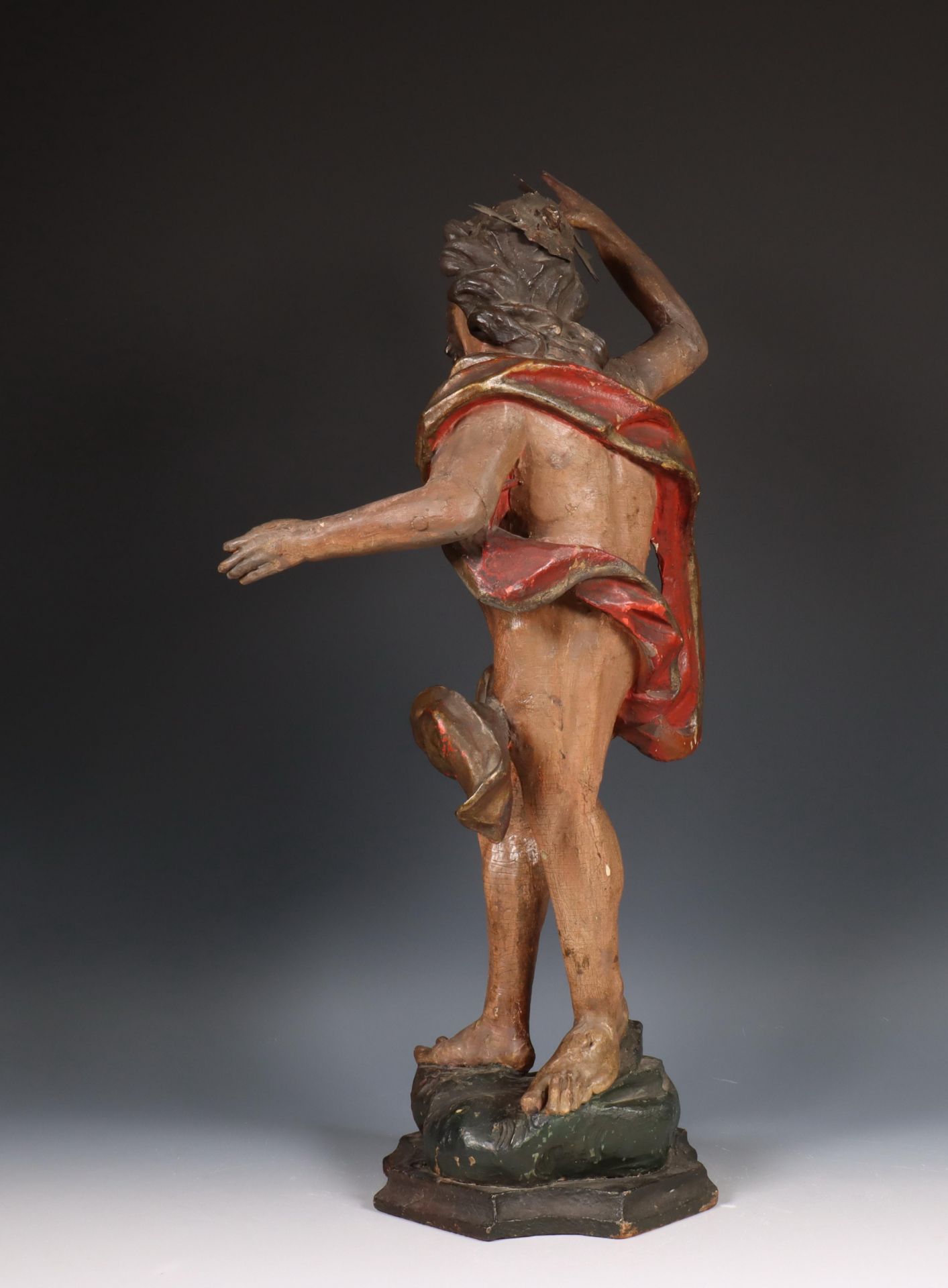 Italië, gestoken houten sculptuur, 'Verrezen Christus', 18e eeuw. - Bild 8 aus 9