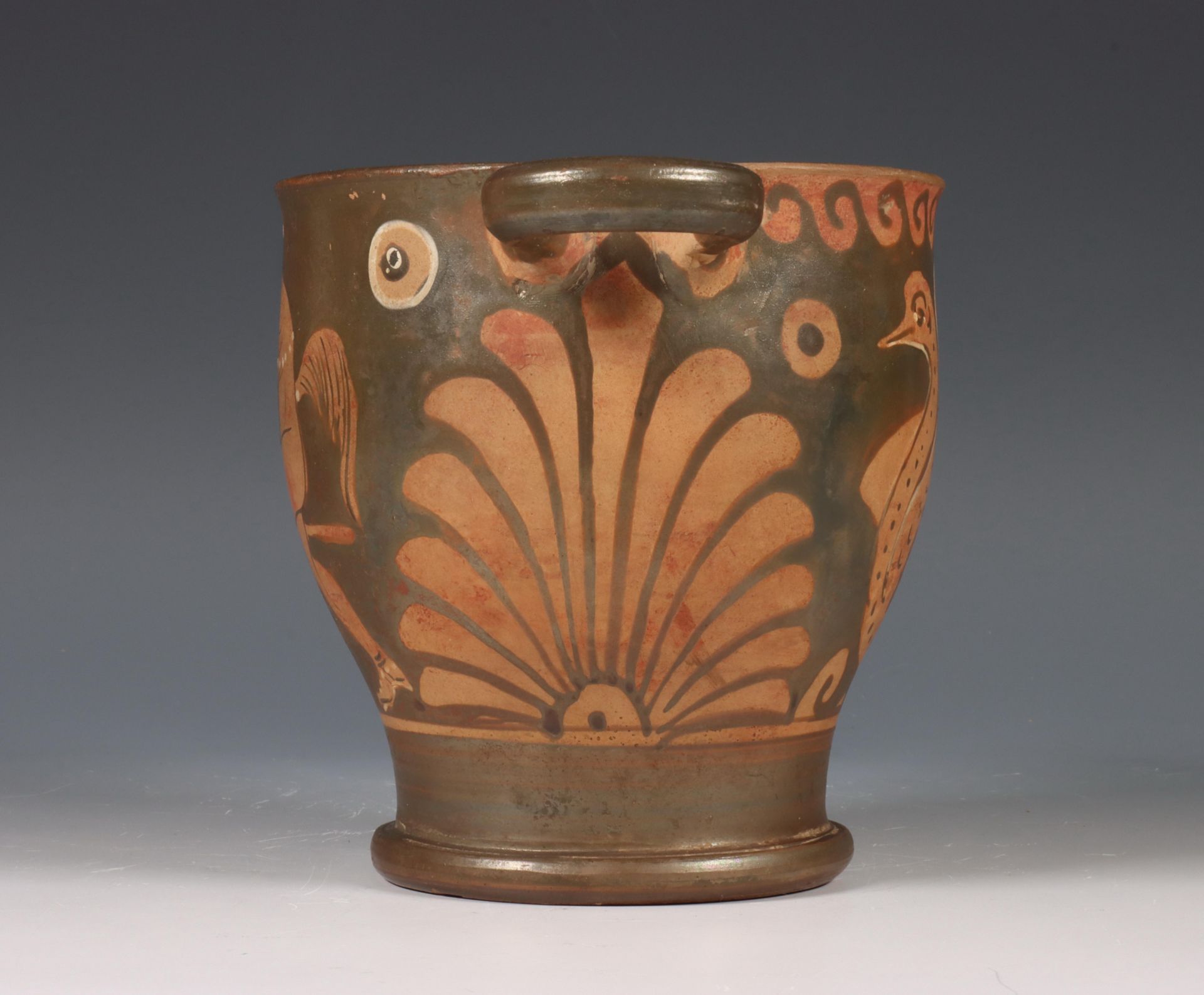 Apulia earthenware skyphos, ca. 300 BC. - Bild 3 aus 6