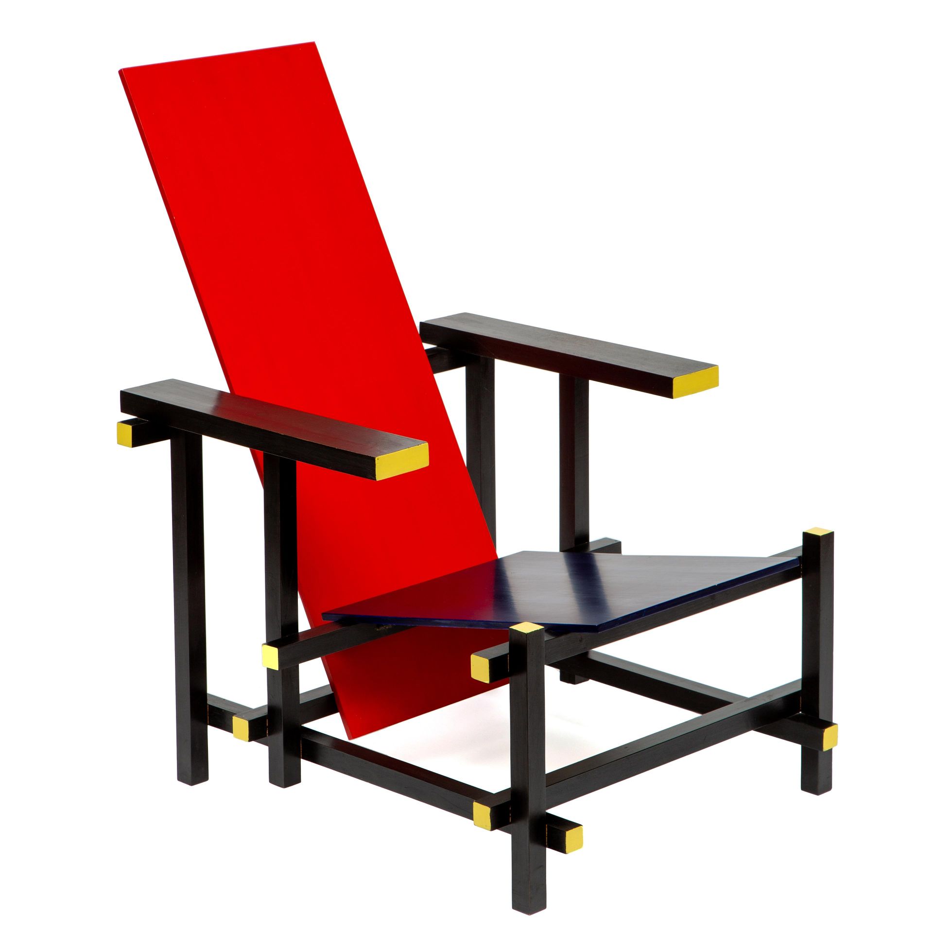 Gerrit Rietveld (1888-1964), rood blauwe stoel.