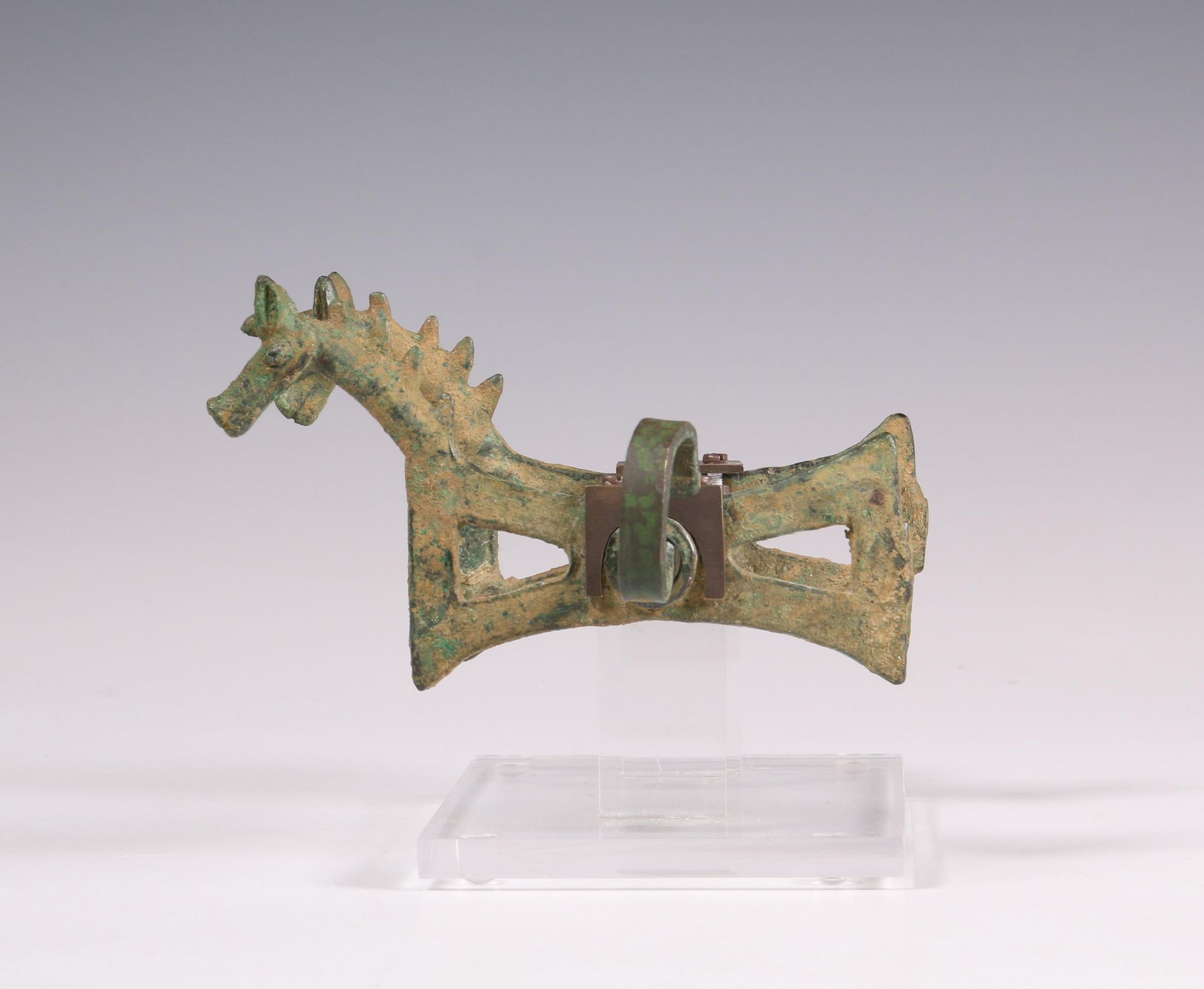 Luristan, bronze horse bit, ca. 8th century BC - Image 5 of 5