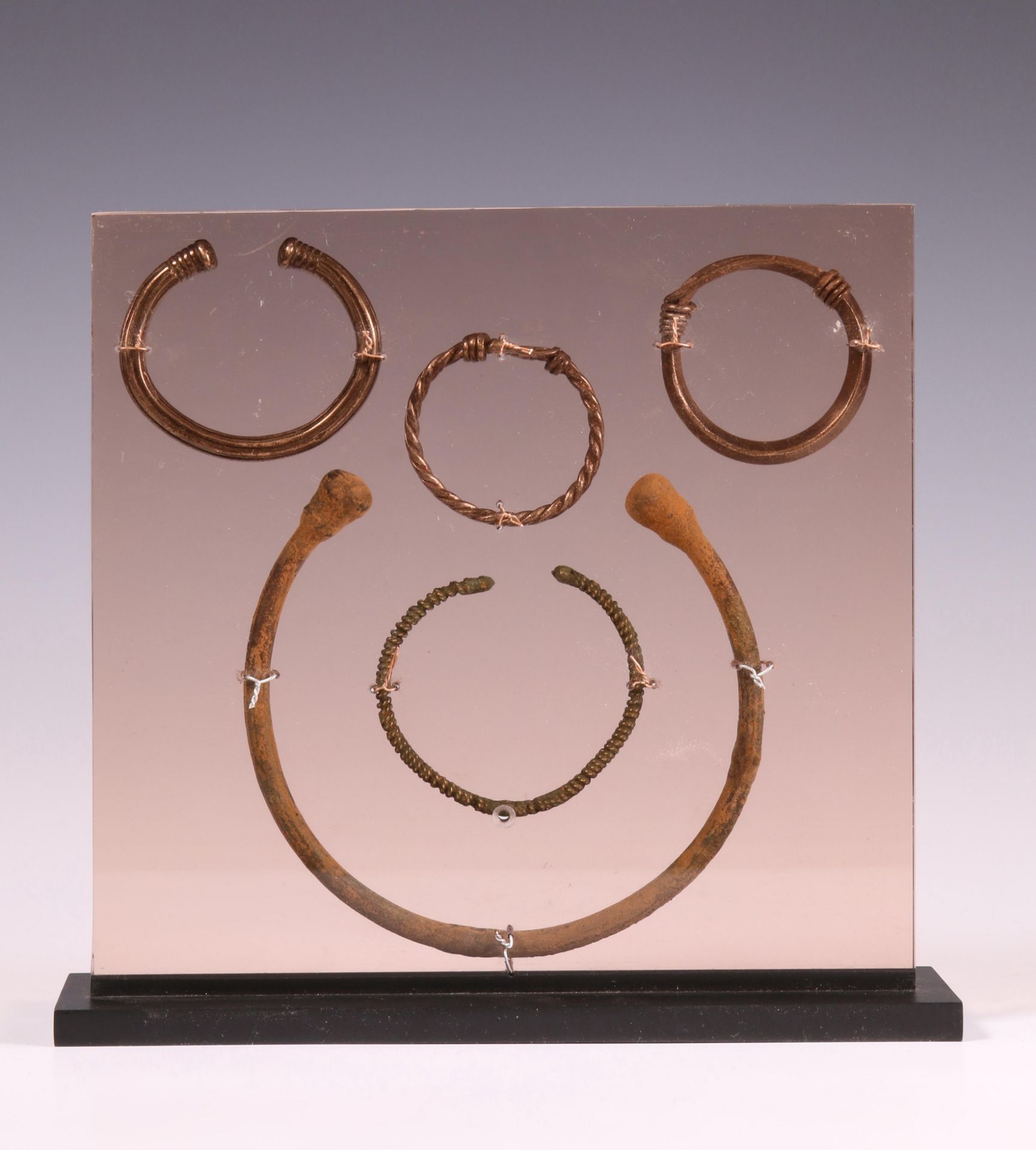 Three silver Roman armbands, ca. 2nd century, - Image 3 of 3