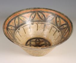 Persia, Seljuk, Nishapur glaze bowl, ca. 1100,