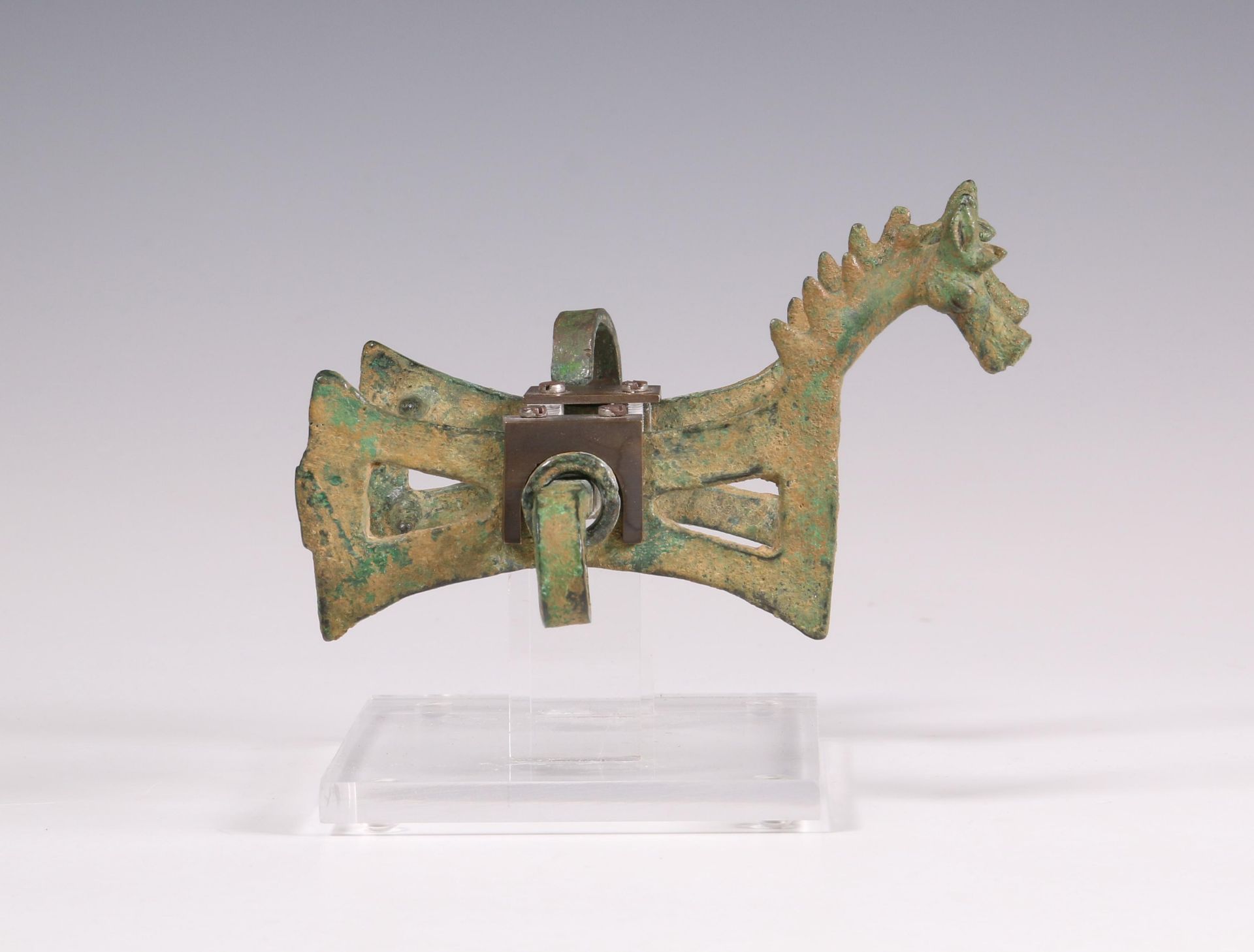 Luristan, bronze horse bit, ca. 8th century BC - Image 3 of 5