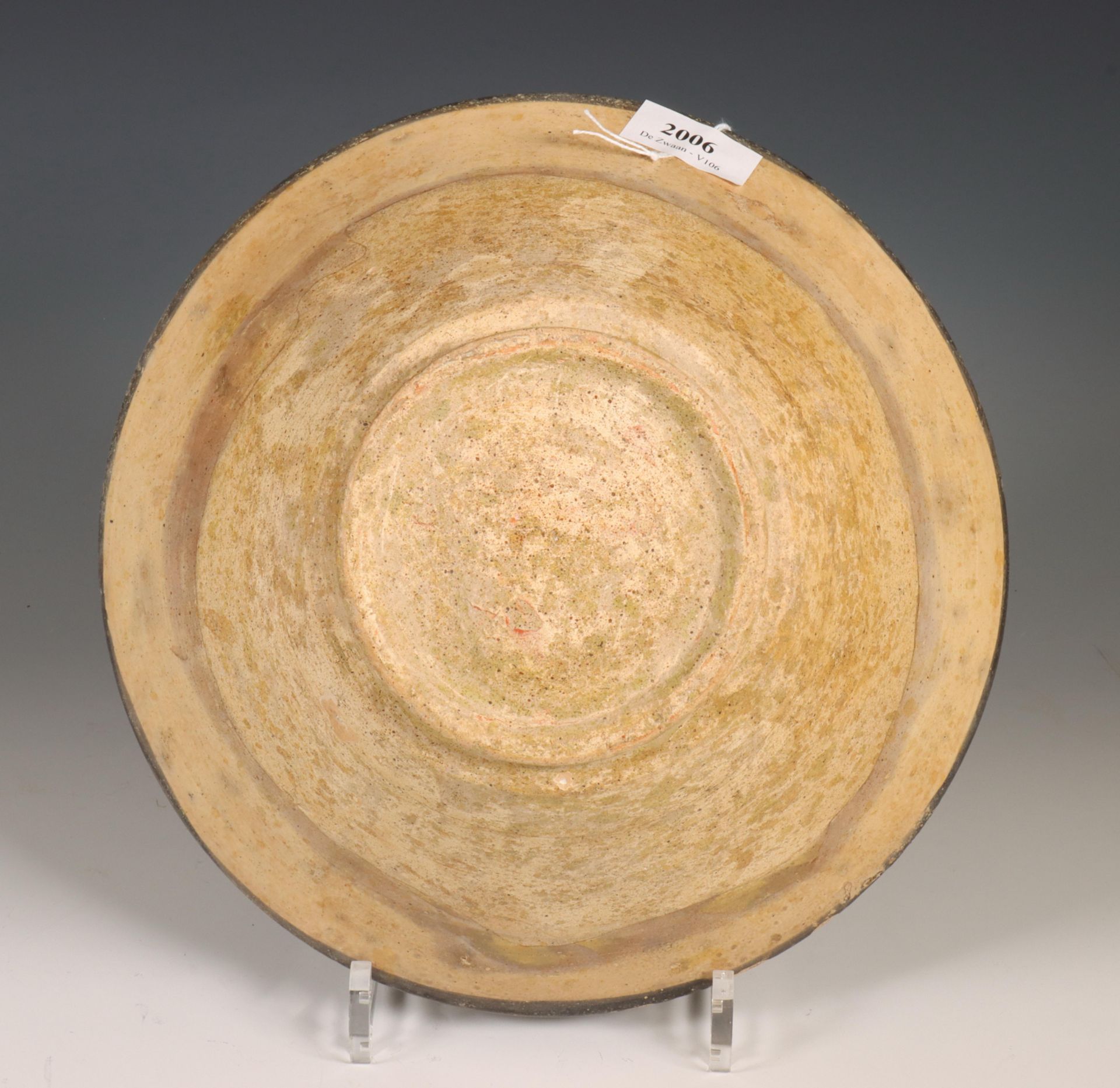Persia, Seljuk, Nishapur glaze bowl, ca. 1100, - Image 3 of 4