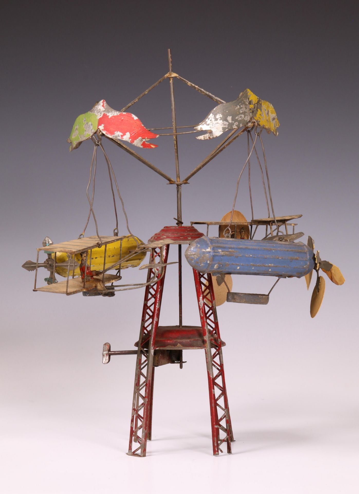 Duitsland, carrousel met vliegmachines, ca. 1900 - Bild 3 aus 11