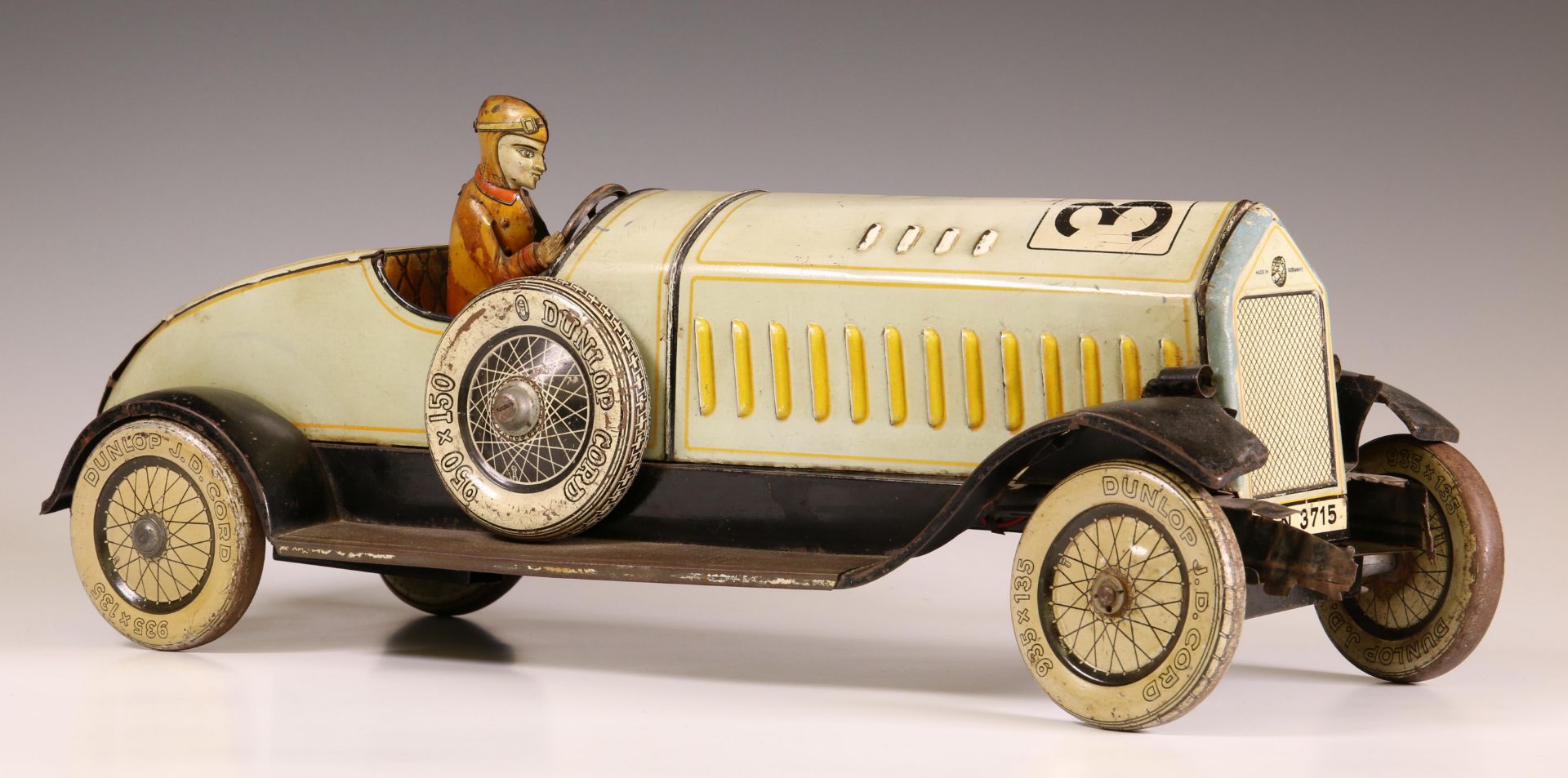 Duitsland, Distler, grijze raceauto, ca. 1920