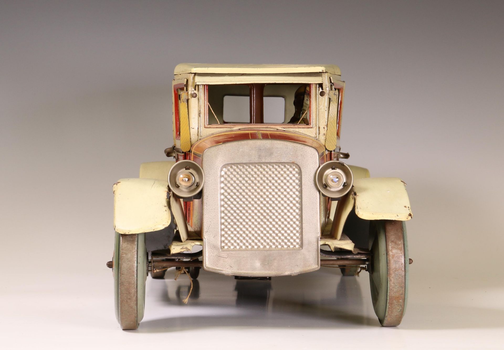 Duitsland, crème-rode automobiel met chauffeur, Karl Bub Nüremberg, ca. 1920. - Bild 7 aus 13