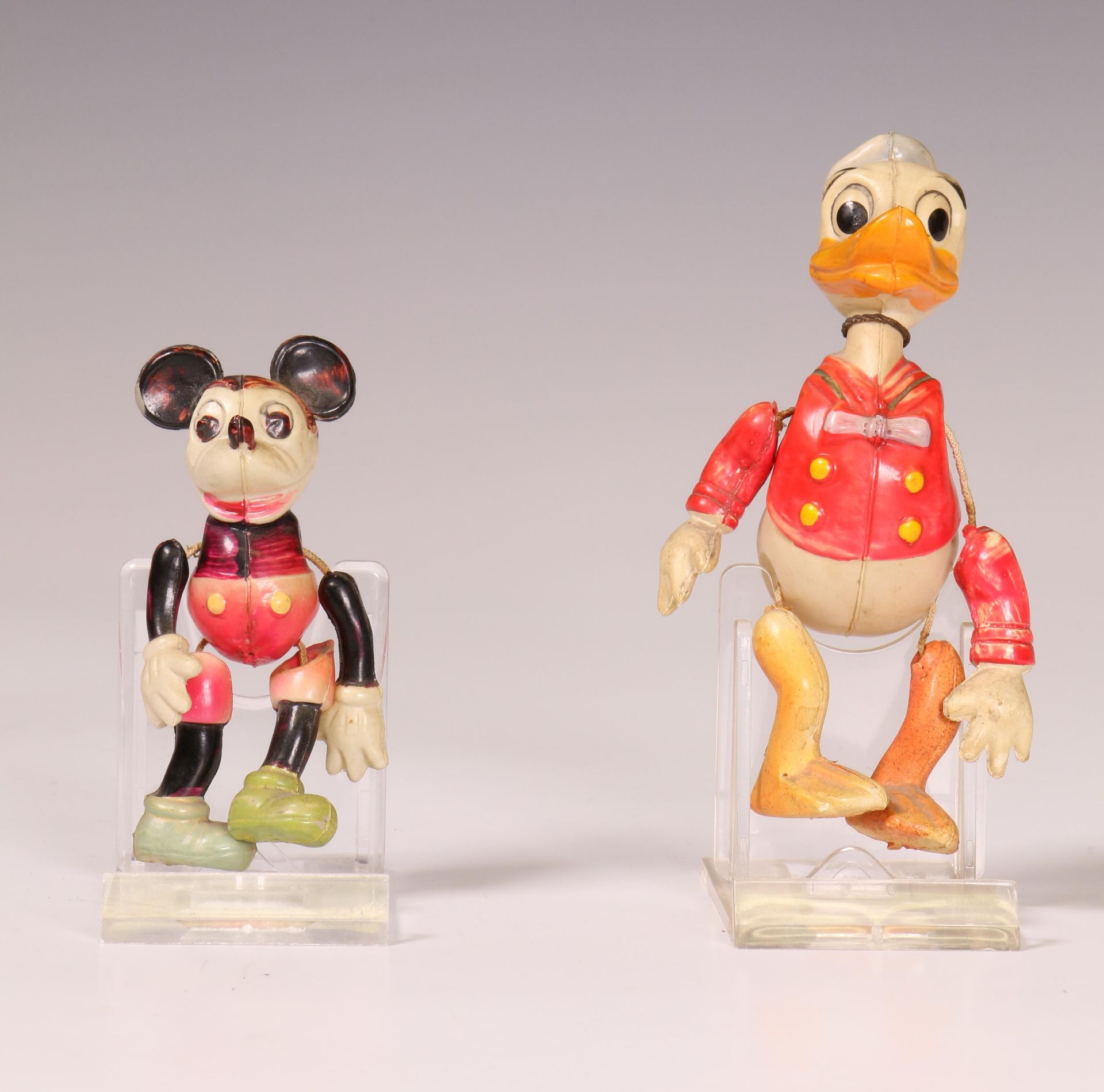 Japan, twee celluloid figuren; Donald Duck en Mickey Mouse, ca. 1930 - Bild 5 aus 9