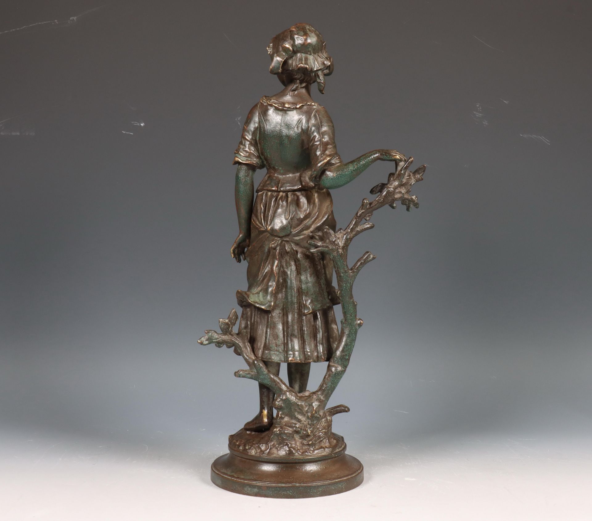 Charles Anfrie (1833-1905), bruin gepatineerd bronzen sculptuur, eind 19e eeuw; - Image 3 of 4