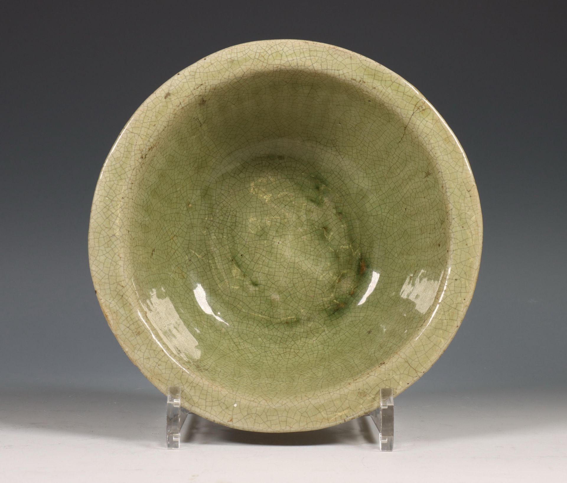 China, Ming-stijl celadon kom, - Bild 2 aus 4