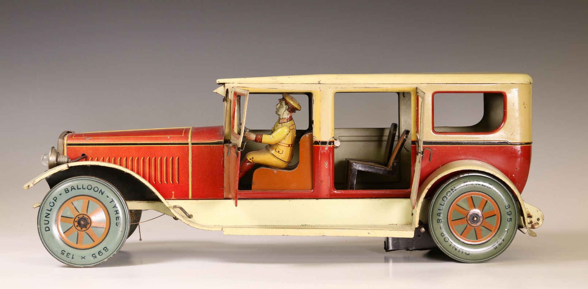 Duitsland, crème-rode automobiel met chauffeur, Karl Bub Nüremberg, ca. 1920. - Image 9 of 13