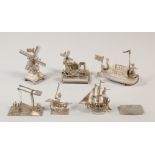 Collectie diverse miniaturen, 20e eeuw,