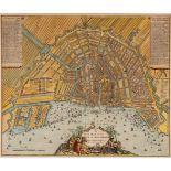 'A new map of the city of Amsterdam',