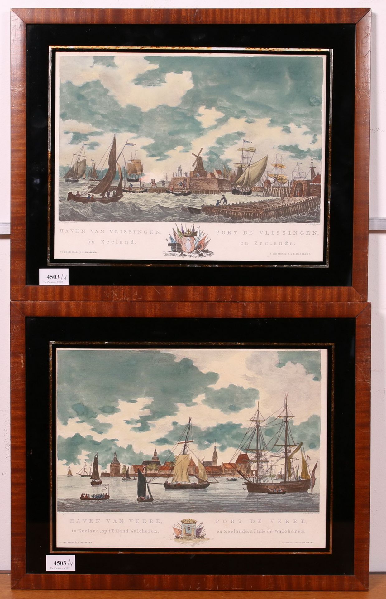 Vier gravures, ca. 1800 - Bild 2 aus 2