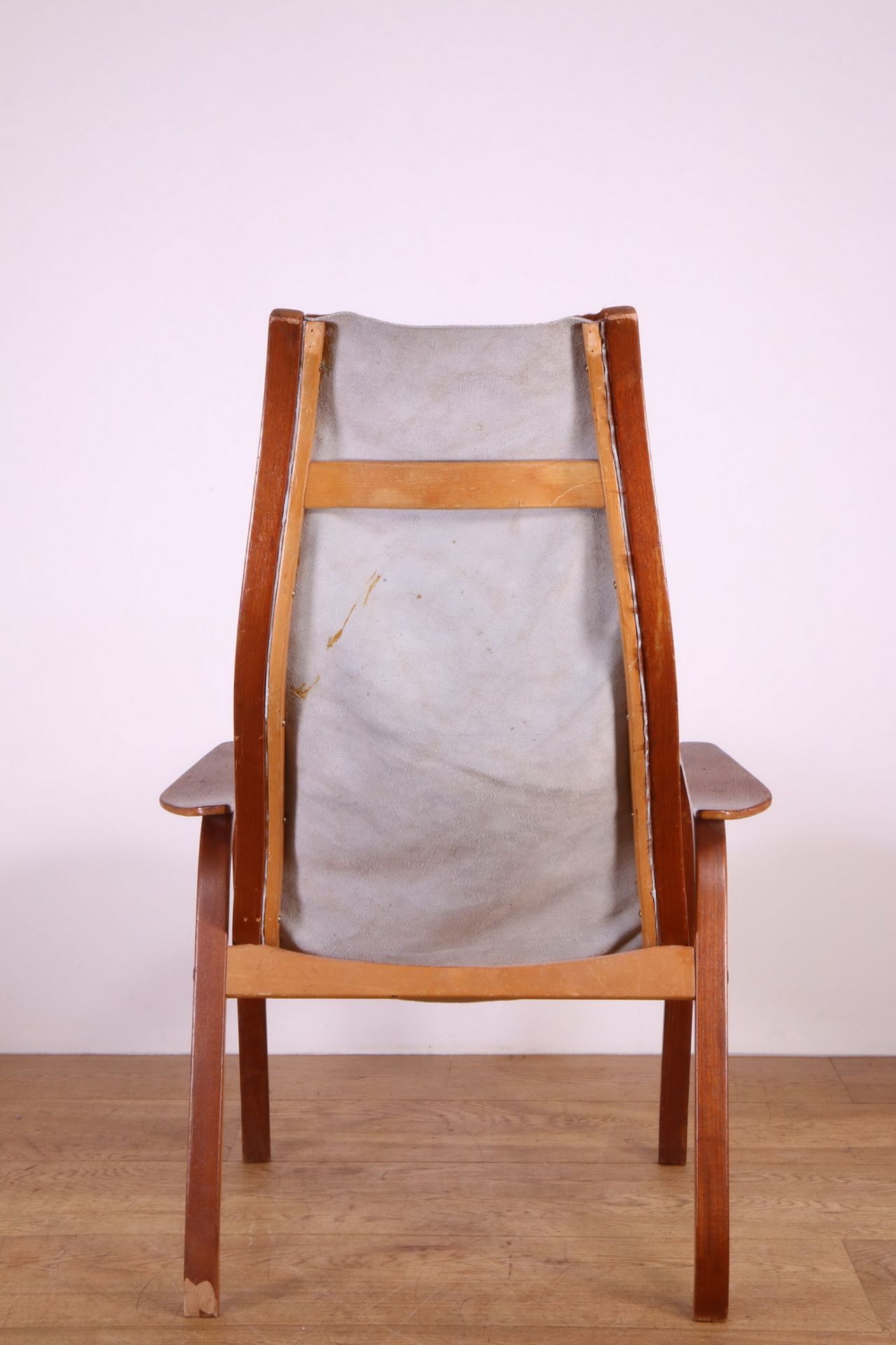 Yngve Ekström (1913-1988) voor Swedese, 'Kurva' lounge chair, Zweden, 50-er jaren. - Image 4 of 4