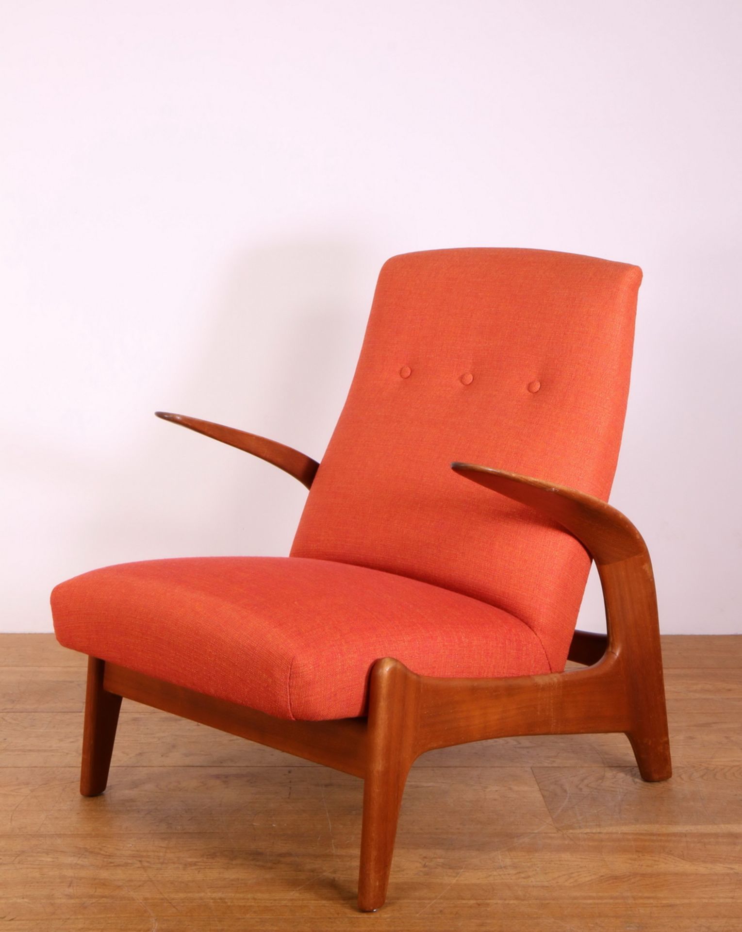Rastad & Relling voor Gimson & Slater, Noorwegen, 'Rock n Rest' chair, 60-er jaren. - Image 2 of 3