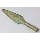 A fine Roman bronze spear head, 2nd-3rd century