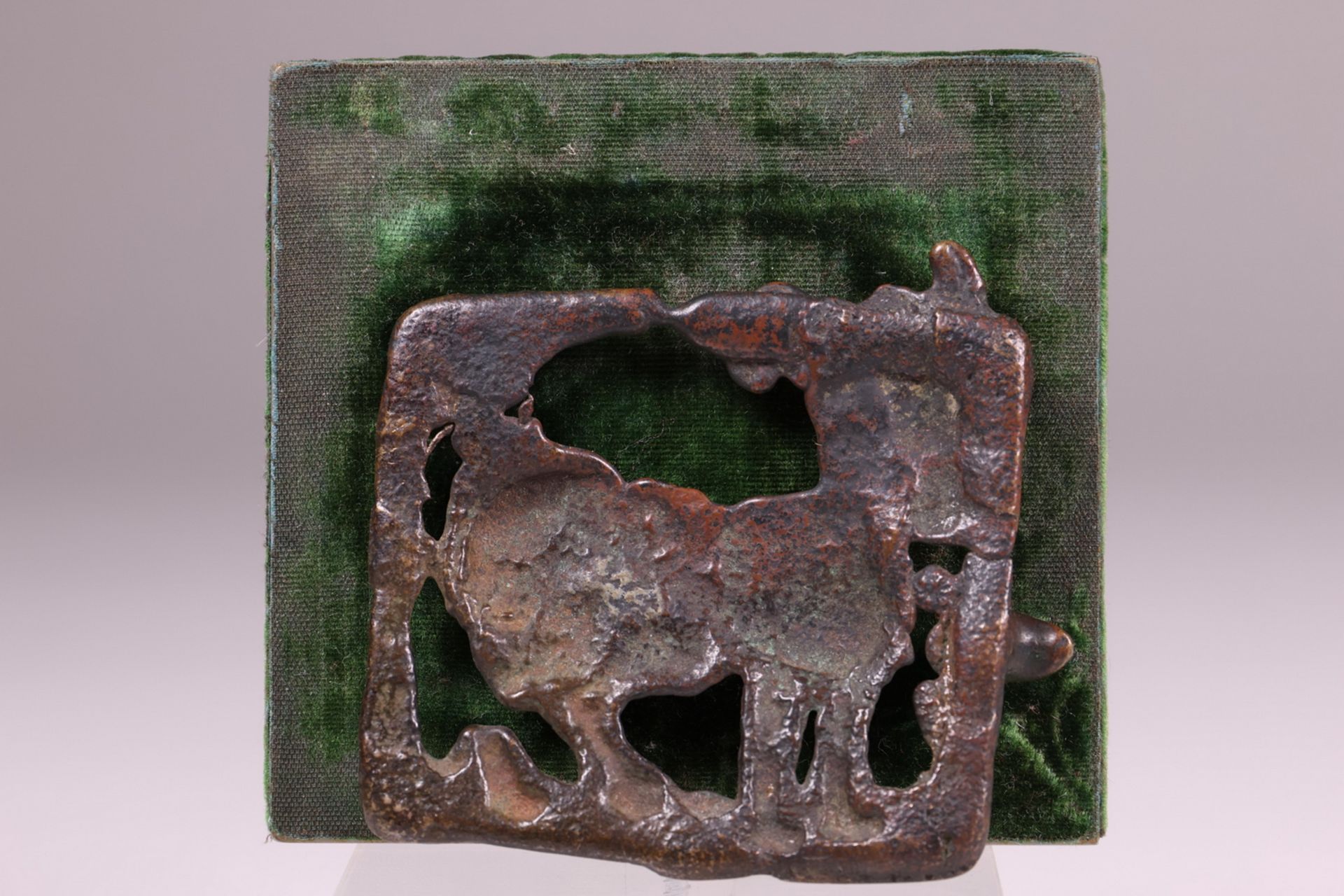 Parthian bronze buckle with a depiction of a horse, 2nd-3rd century AD, - Image 3 of 7