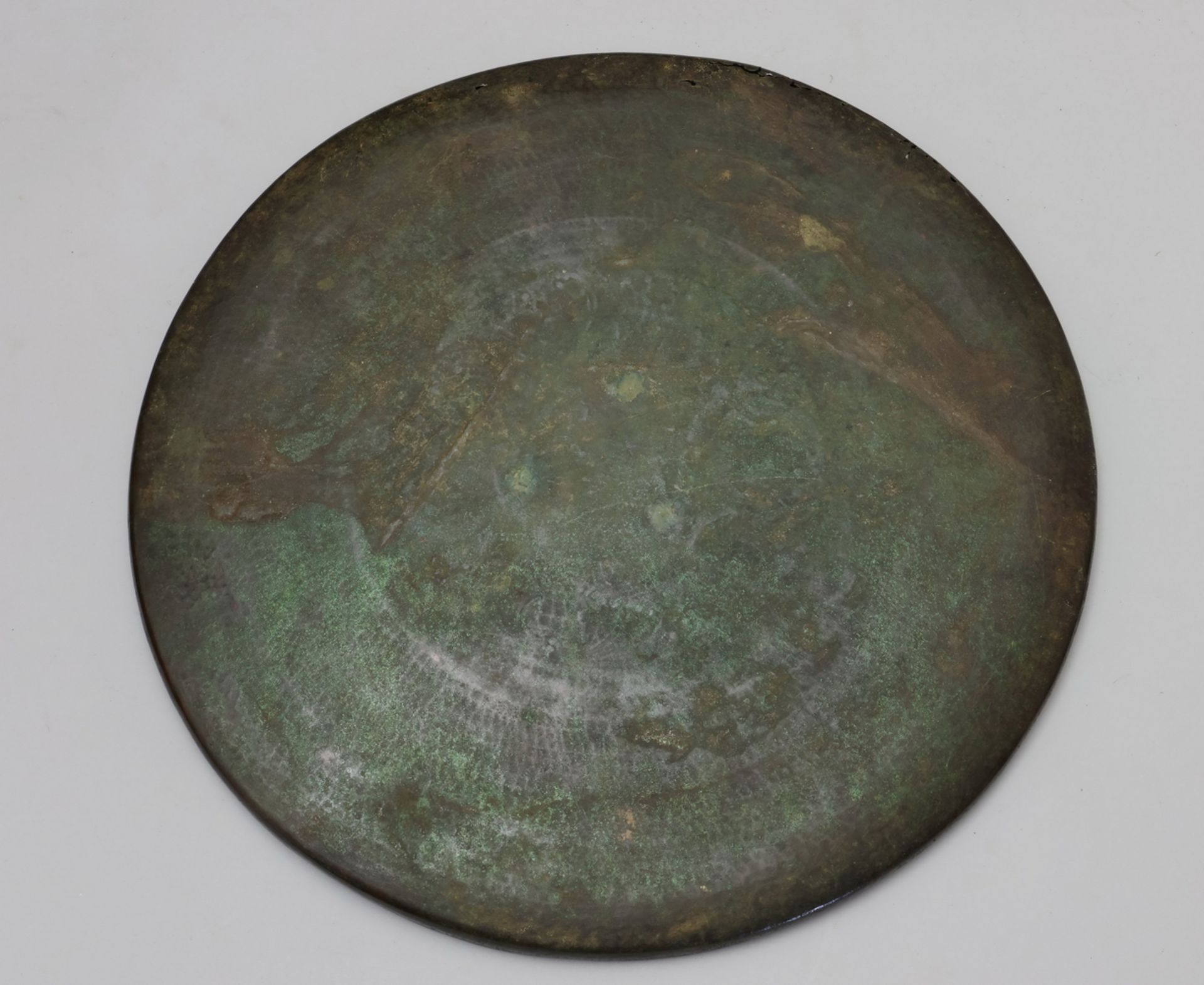 Java, a copper alloy tray, talam, ca 14th century, - Image 3 of 3